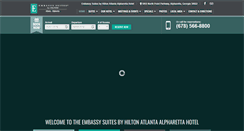 Desktop Screenshot of embassysuitesalpharetta.com